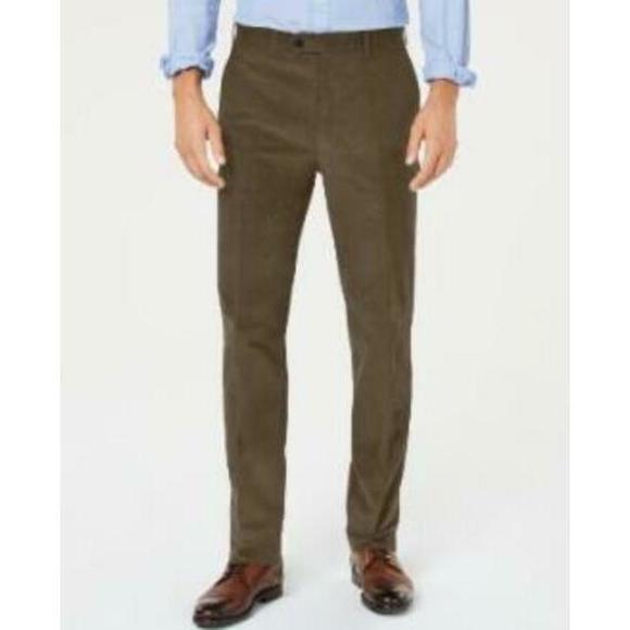 Lauren Ralph Stretch Camel Corduroy Performance Pants 44W X 34L